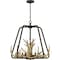 Quoizel Laurent 5-Light Rustic Black Pendant QOP5616RK - alternate 4